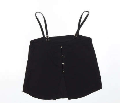 River Island Womens Black   Basic Tank Size 10