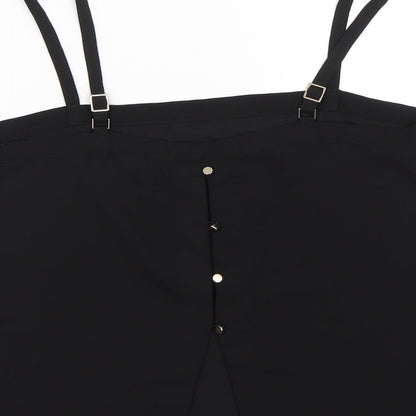 River Island Womens Black   Basic Tank Size 10