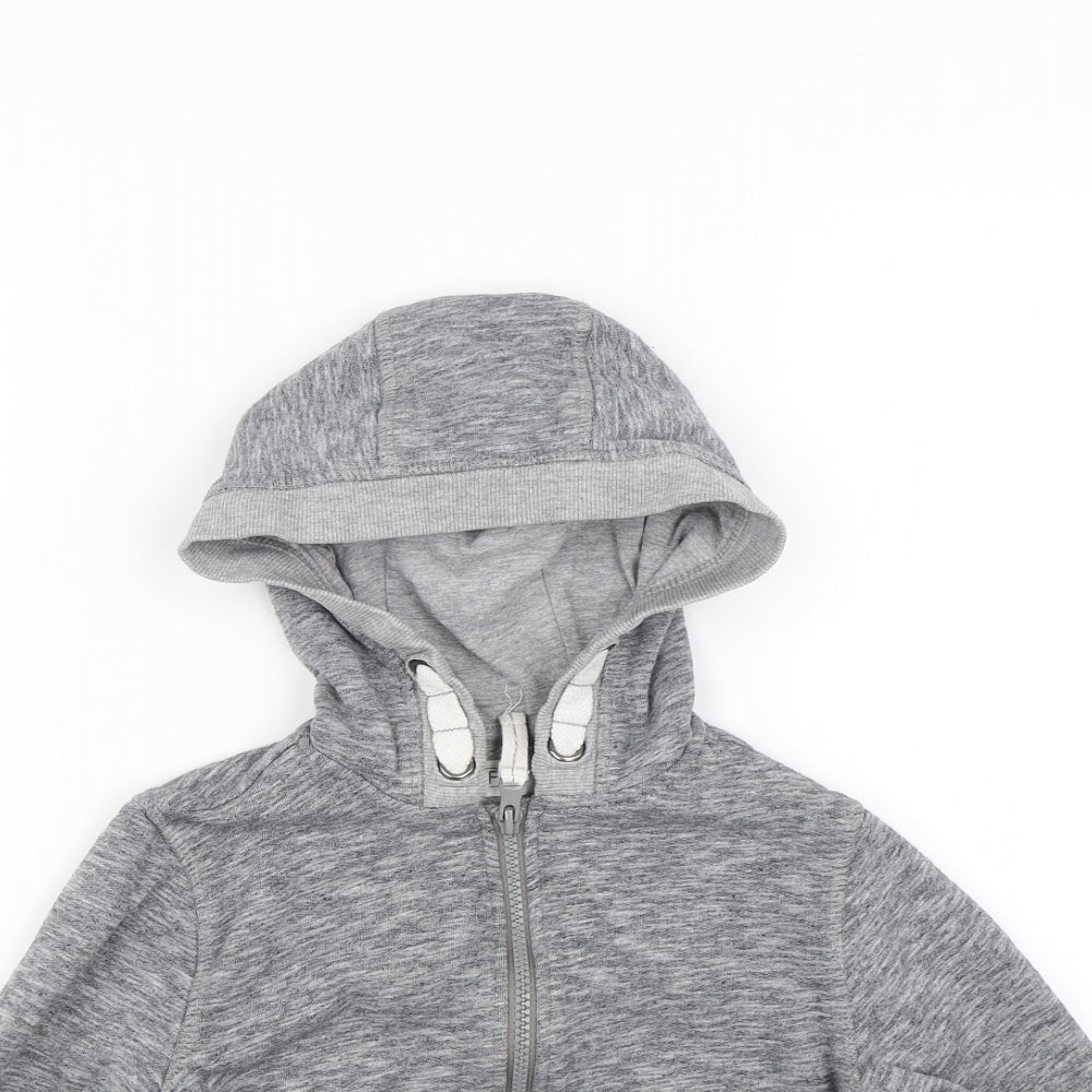 F&F Boys Grey   Full Zip Hoodie Size 6-7 Years