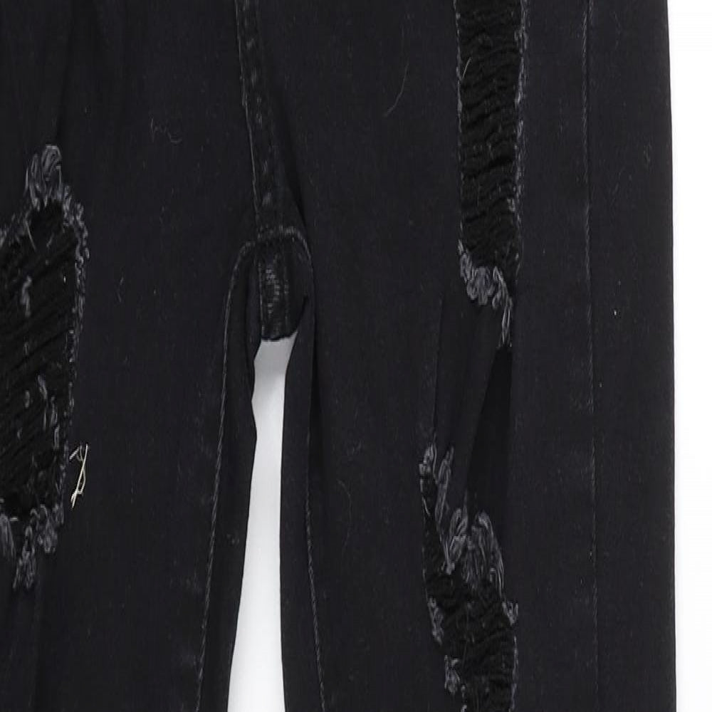 Shien Womens Black  Denim Skinny Jeans Size S L27 in