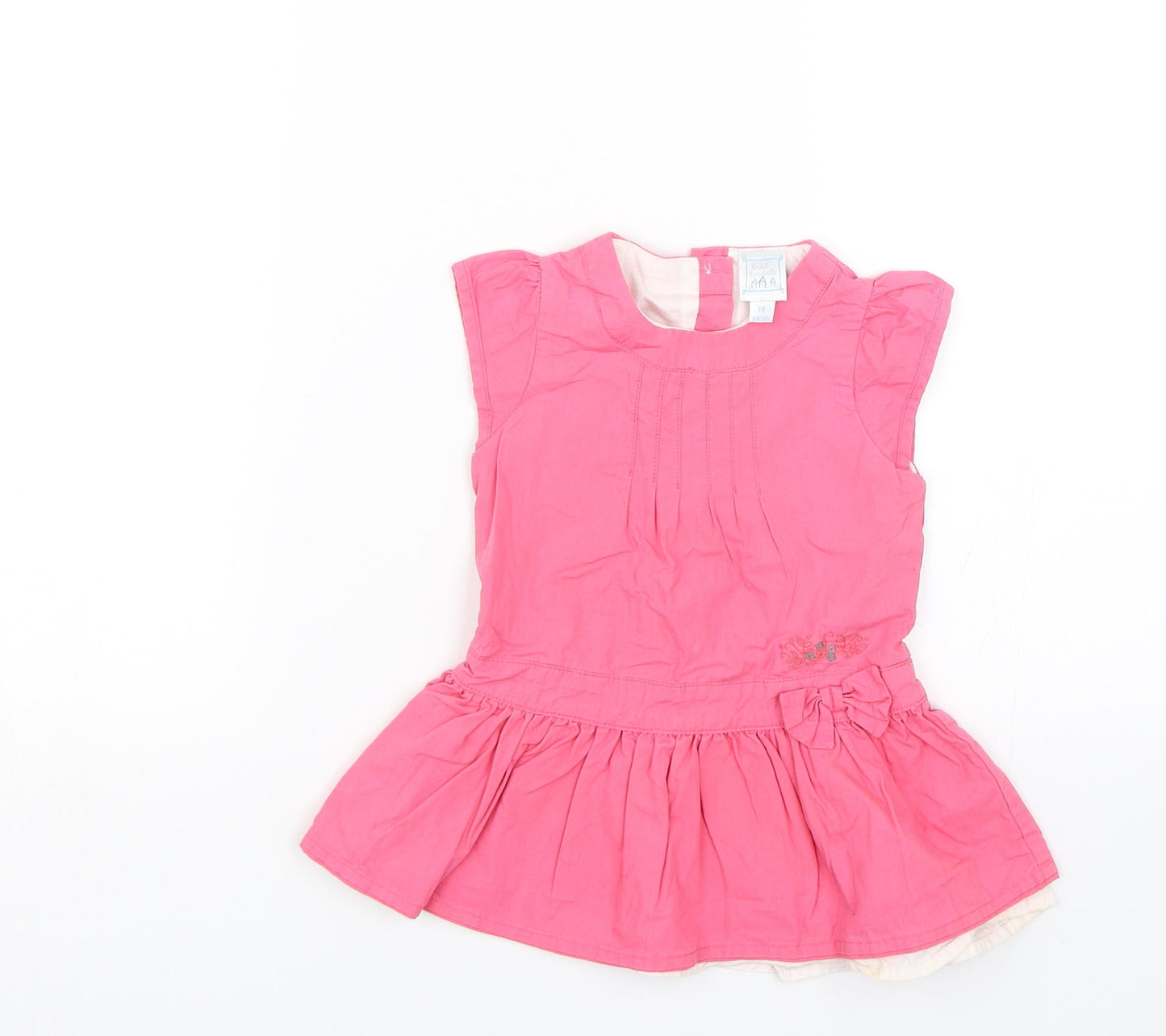Cadet rousselle Girls Pink   Tank Dress  Size 18 Months