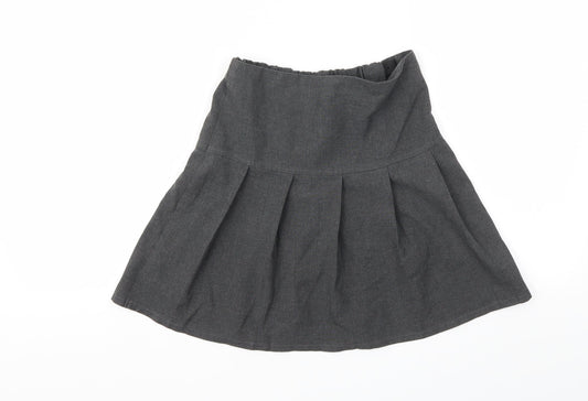 M&S Girls Grey   Flare Skirt Size 8-9 Years