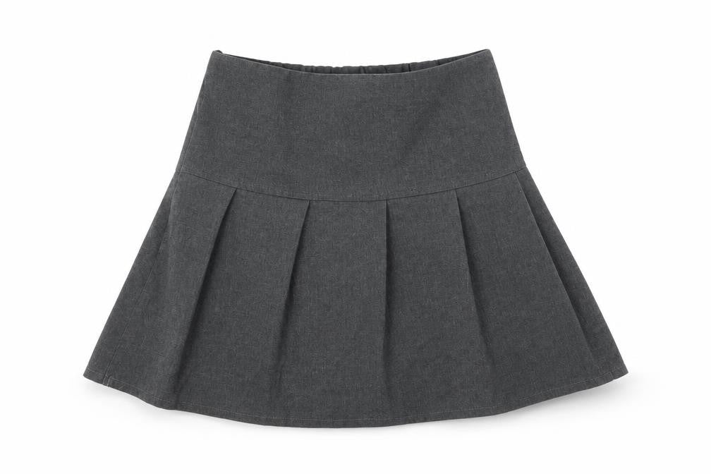 Marks & Spencer Girls Grey   Flare Skirt Size 8-9 Years