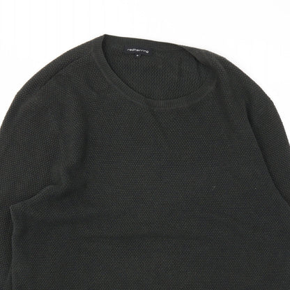 Preloved Debenhams Mens Green   Pullover Sweatshirt Size M - Detail
