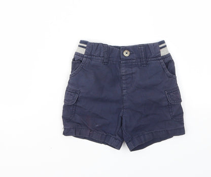 Additional front view of Matalan boys’ blue capri jeans, size 12-18, months