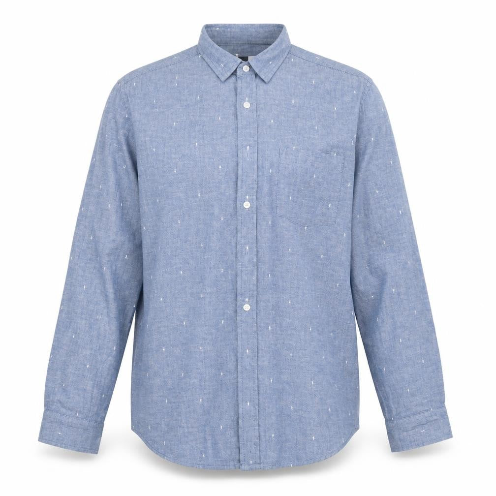 Topman Mens Blue    Button-Up Size M