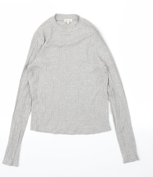 River Island Womens Grey   Basic T-Shirt Size 10