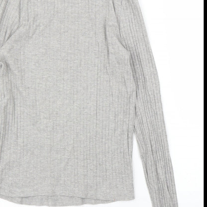 River Island Womens Grey   Basic T-Shirt Size 10