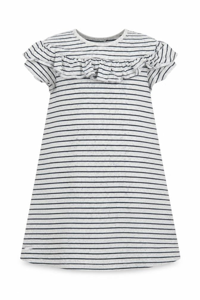 NEXT Girls Grey Striped  A-Line  Size 9 Years