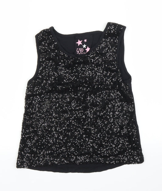 Young Dimension Girls Black   Basic Blouse Size 11 Years