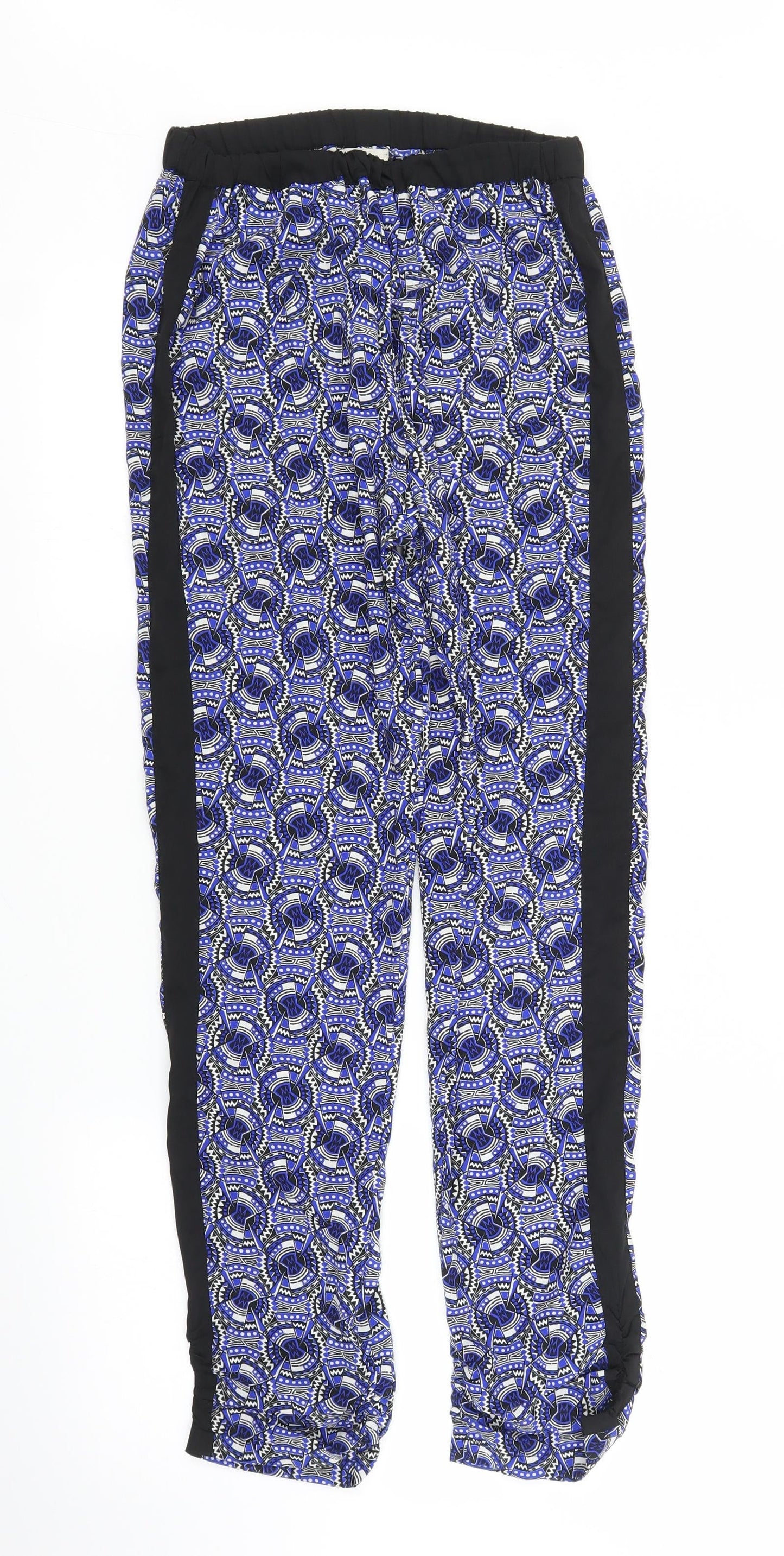 River Island Girls Blue Geometric  Bloomer Trousers Size 12 Years