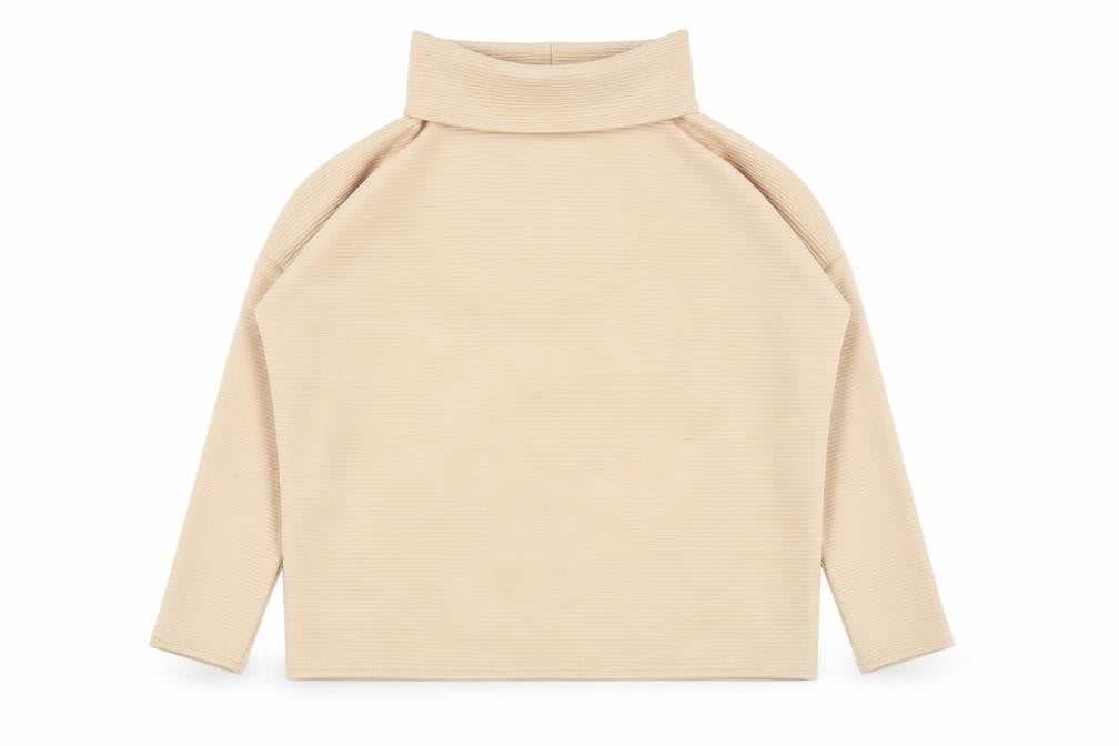 HOT!MESS Womens Beige   Basic Blouse One Size