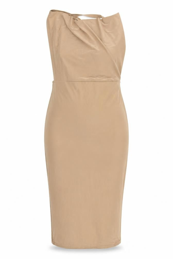 Missguided Womens Beige   Bodycon  Size 8