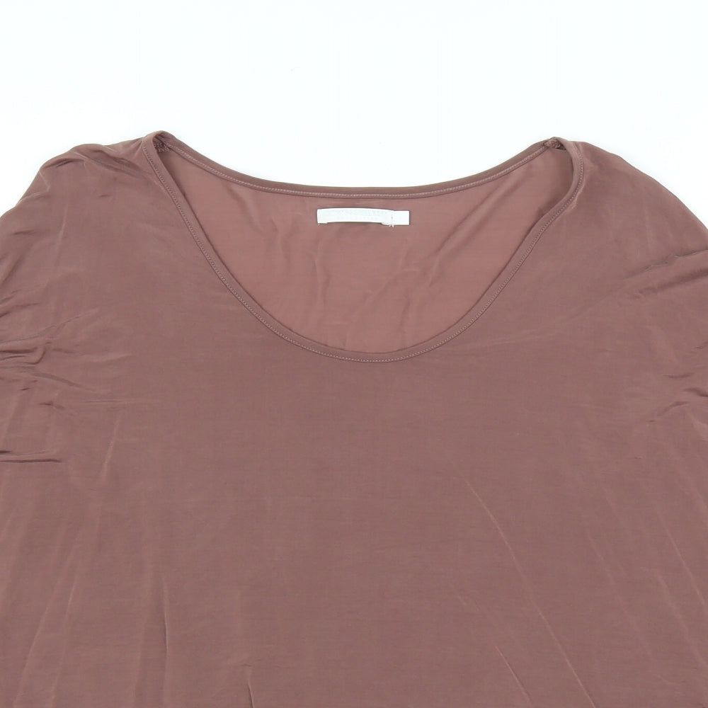 Weekend Womens Purple   Basic Blouse Size L