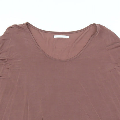 Weekend Womens Purple   Basic Blouse Size L