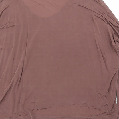 Weekend Womens Purple   Basic Blouse Size L