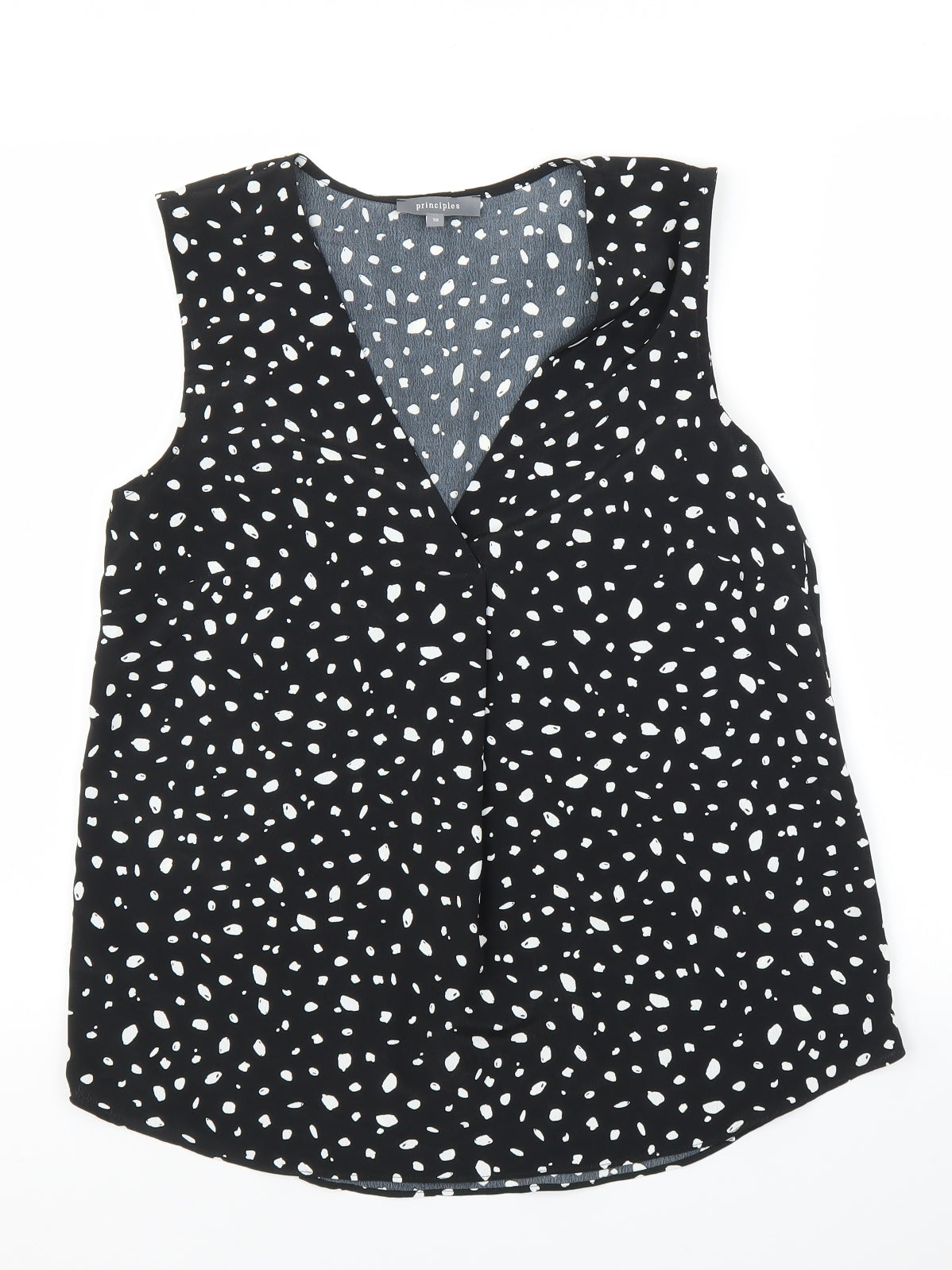 Principles Womens Black   Basic Blouse Size 10
