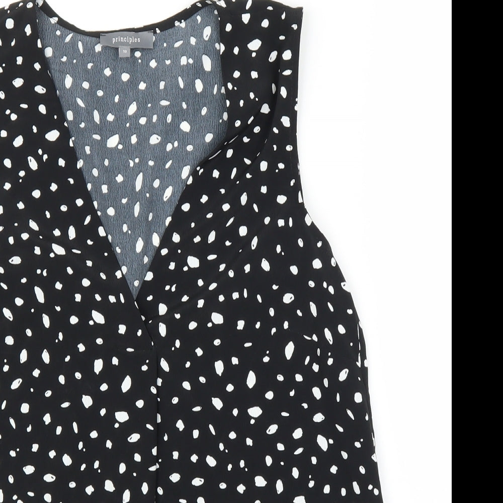 Principles Womens Black   Basic Blouse Size 10
