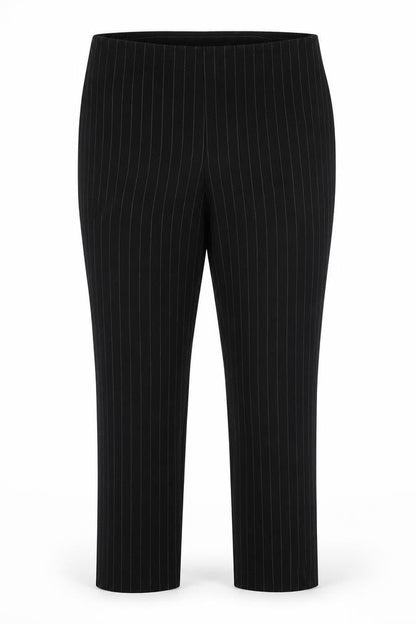 Very Womens Black Striped  Dress Pants Trousers Size 14 L26 in