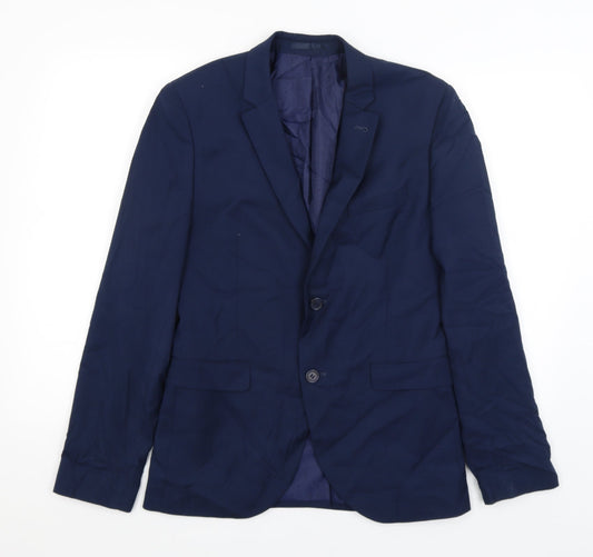 Cedar Wood State Mens Blue   Jacket Blazer Size S