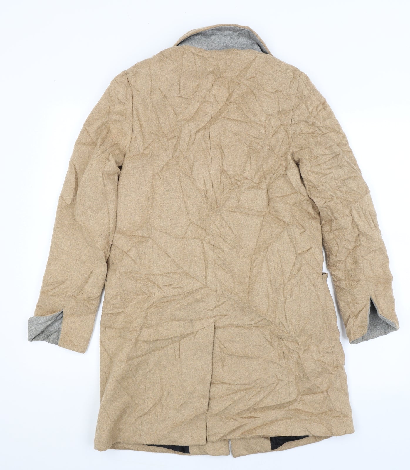 Dorothy Perkins Womens Beige   Overcoat Coat Size 8