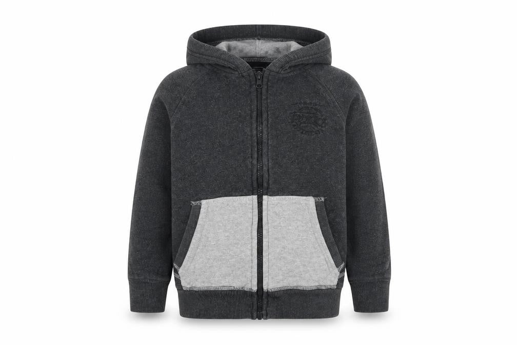 TU Boys Grey   Full Zip Hoodie Size 4 Years