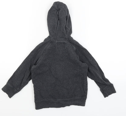 Tu Boys Grey   Full Zip Hoodie Size 4 Years