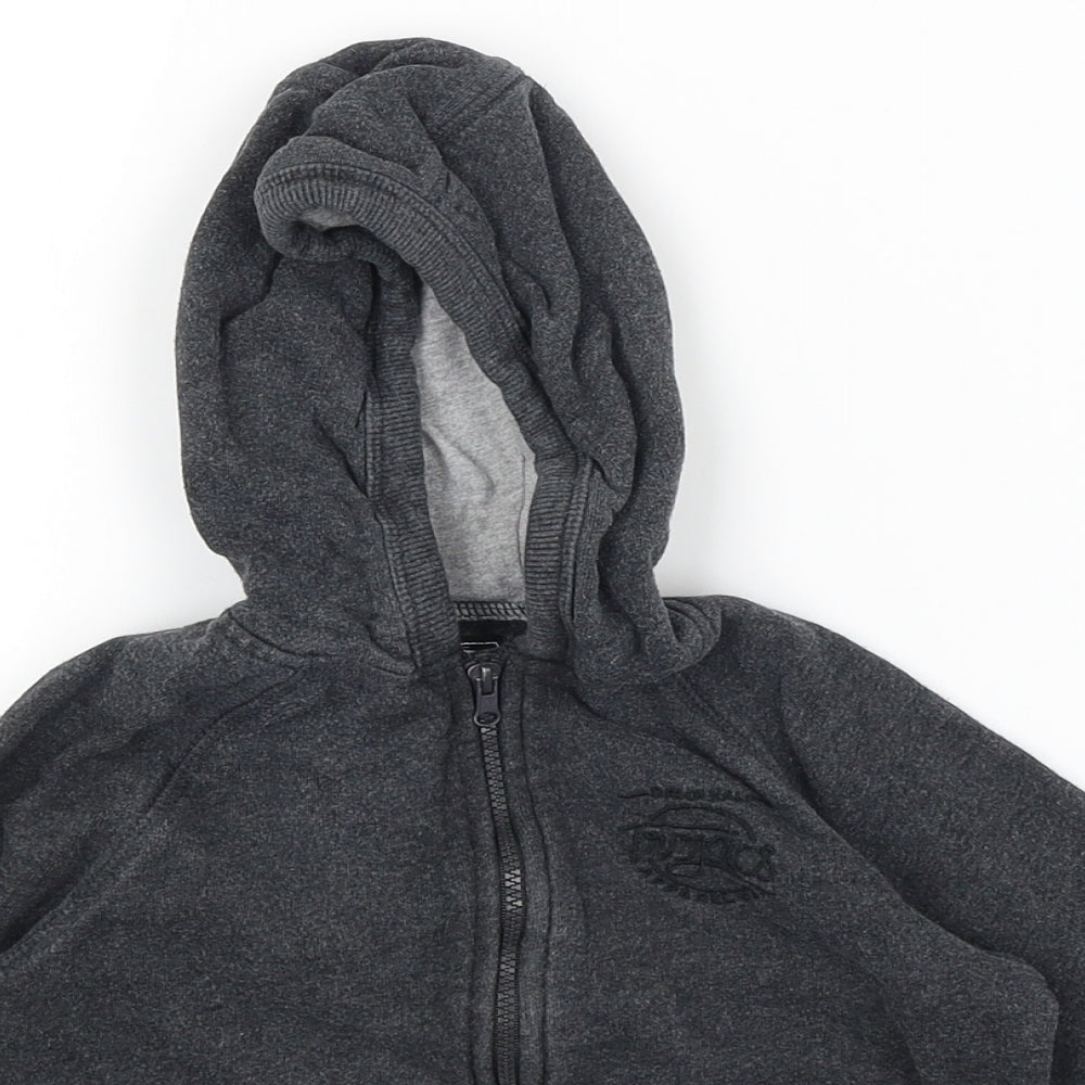 TU Boys Grey   Full Zip Hoodie Size 4 Years