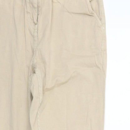 Next Womens Yellow   Trousers  Size 10 L27 in