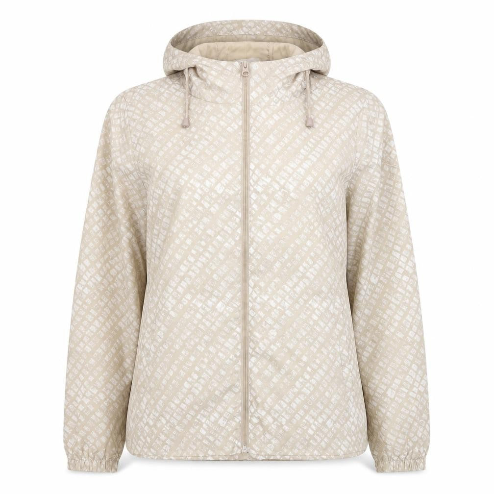 Marks and Spencer Womens Beige Geometric  Jacket Coat Size M