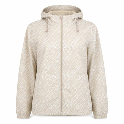 Marks & Spencer Womens Beige Geometric  Jacket Coat Size M
