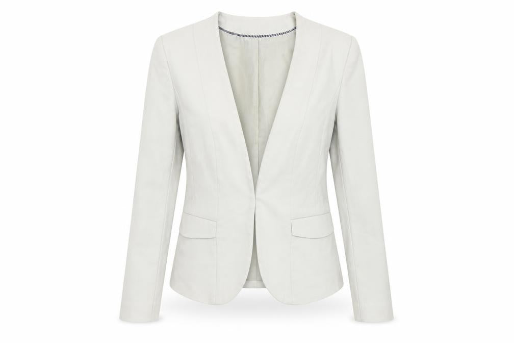 H&M Womens Beige   Jacket Blazer Size 10  - washable mark