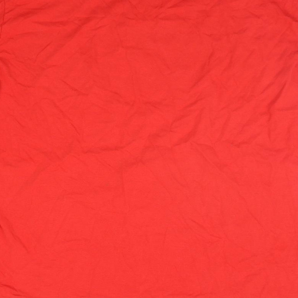 Gildan Womens Red   Basic T-Shirt Size L  - thing 1