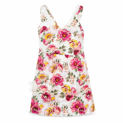 Next Womens White Floral  A-Line  Size 6