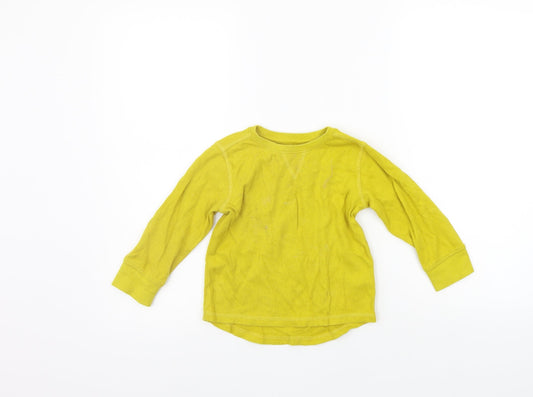 NEXT Girls Yellow   Pullover Jumper Size 2 Years  - washable mark