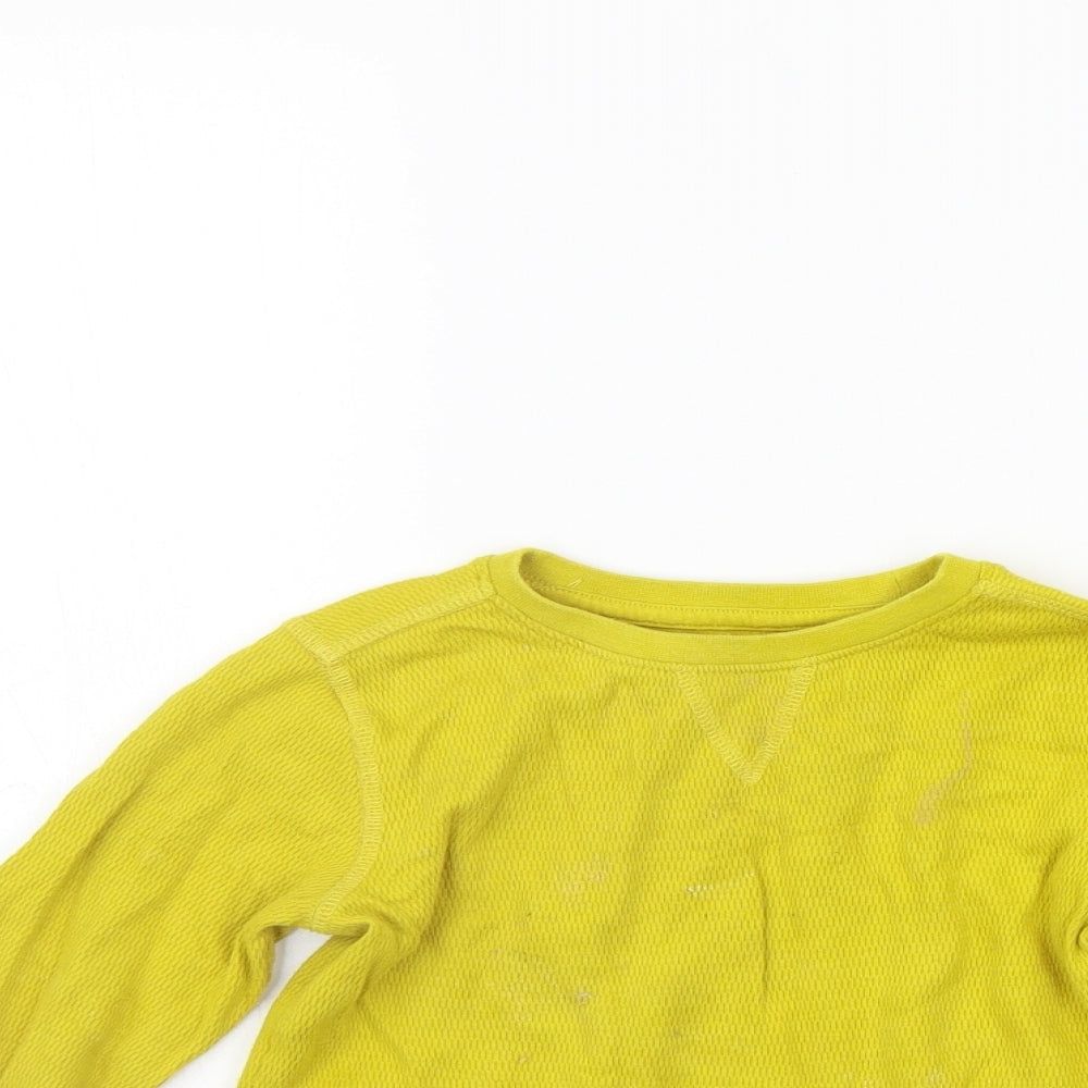 NEXT Girls Yellow   Pullover Jumper Size 2 Years  - washable mark