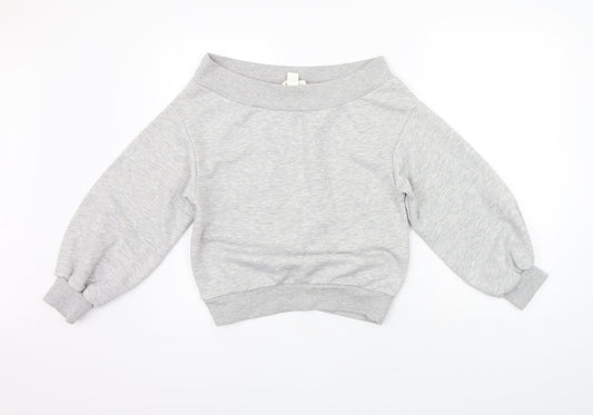 H&M Womens Grey   Pullover Jumper Size S