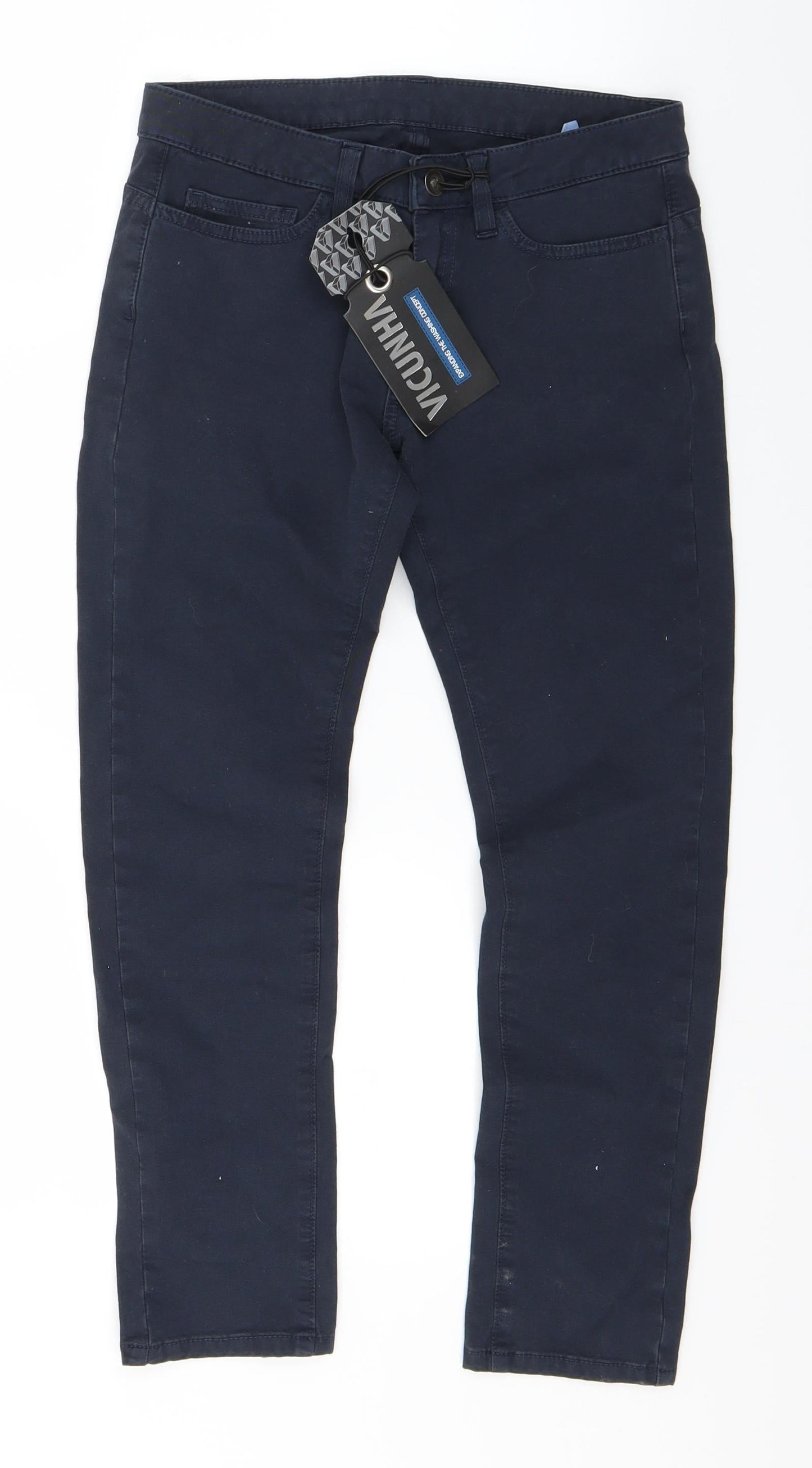 Vicunha Womens Blue  Denim Capri Jeans Size 27 in L22 in