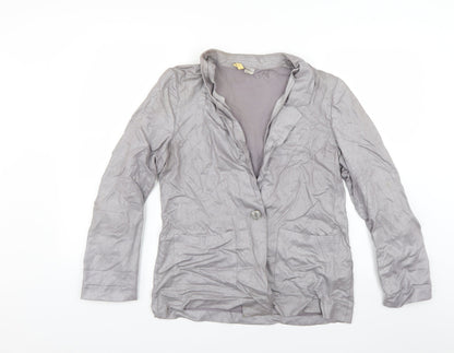 Divided Womens Grey   Jacket Blazer Size 12