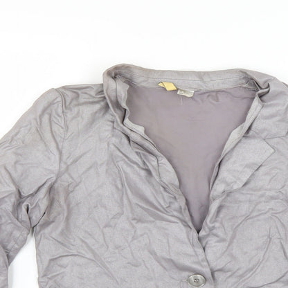 Divided Womens Grey   Jacket Blazer Size 12