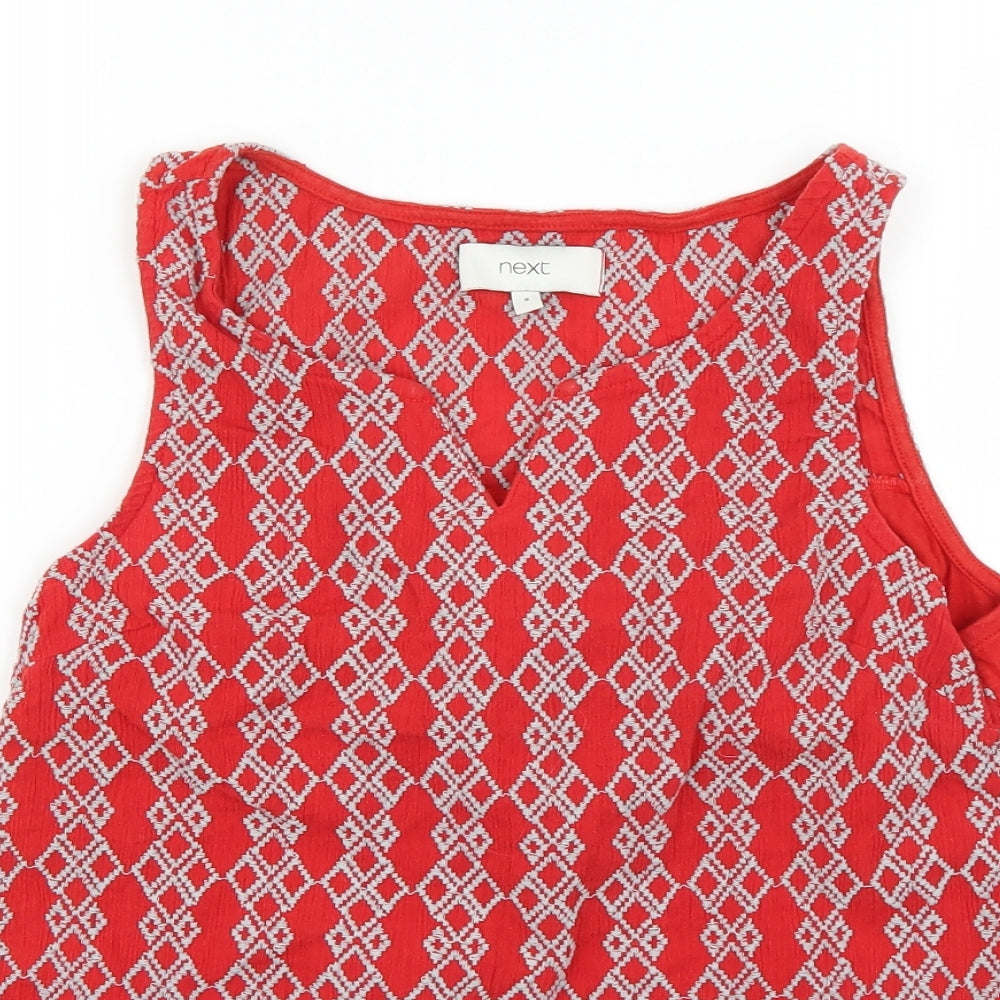 NEXT Womens Red   Basic Tank Size 8