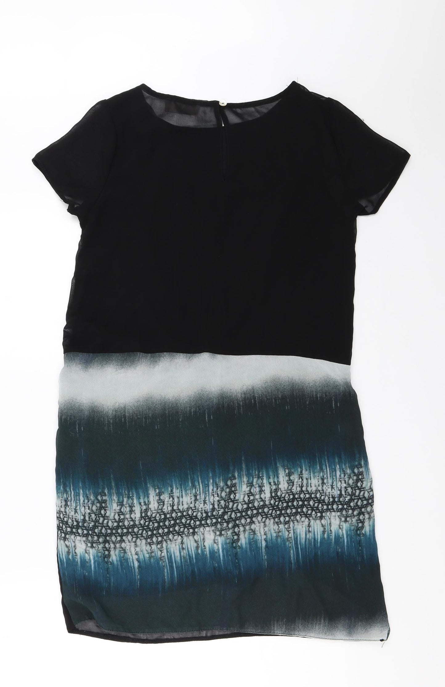 Label Lab Womens Black   Basic Blouse Size 8