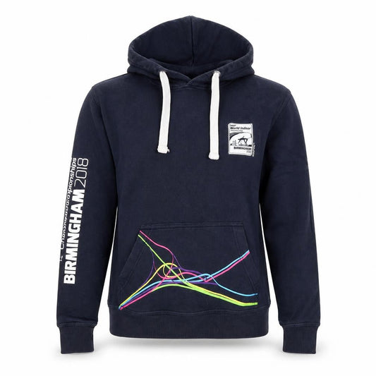 Womens Blue   Pullover Hoodie Size S  - world indoor championships 2018