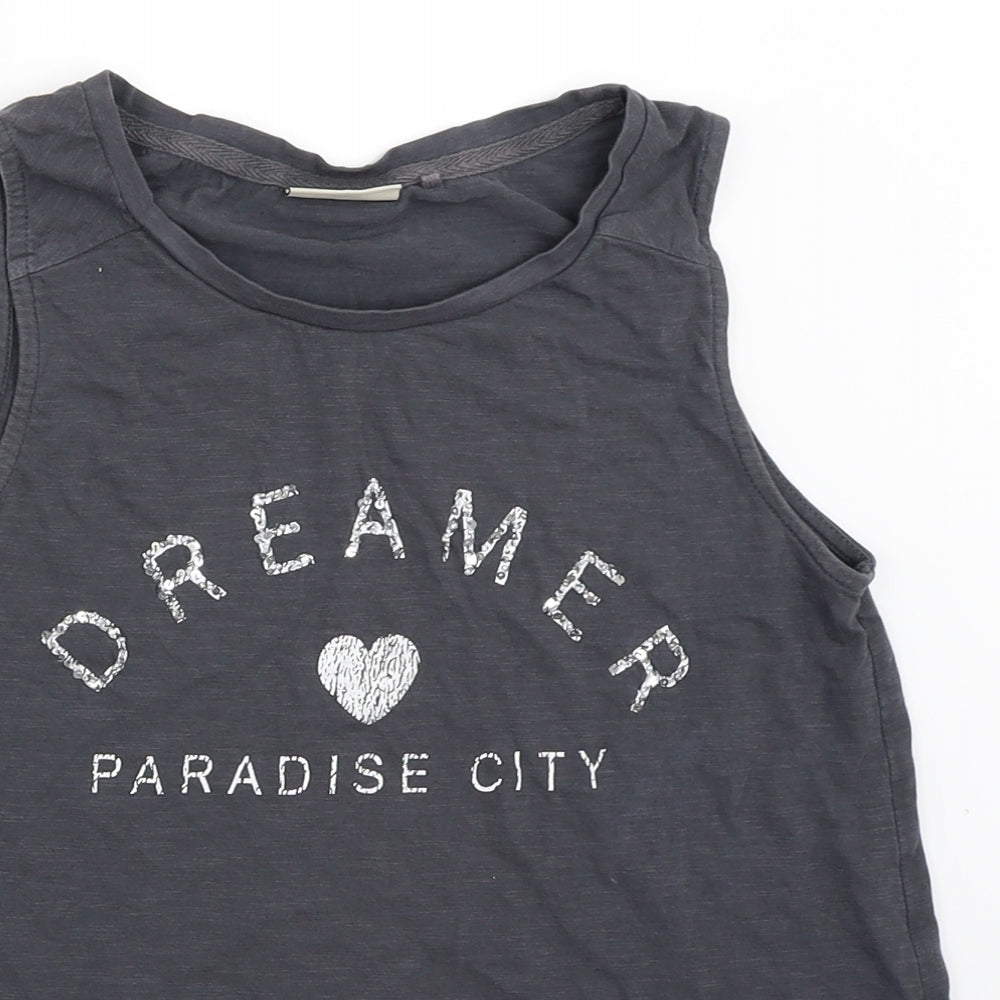 NEXT Girls Grey   Basic Tank Size 12 Years