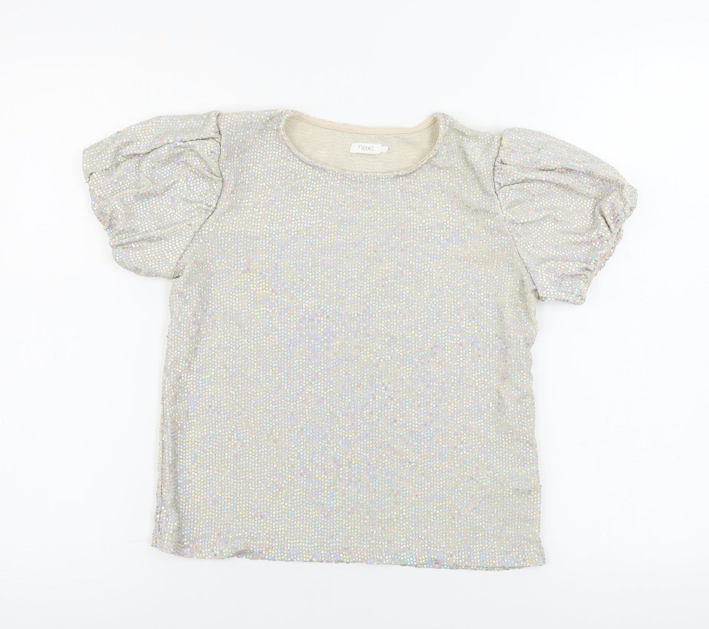 NEXT  Girls Beige   Basic T-Shirt Size 11 Years