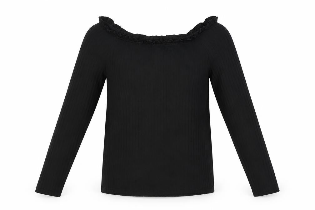 Candy Girls Black   Basic T-Shirt Size 14 Years