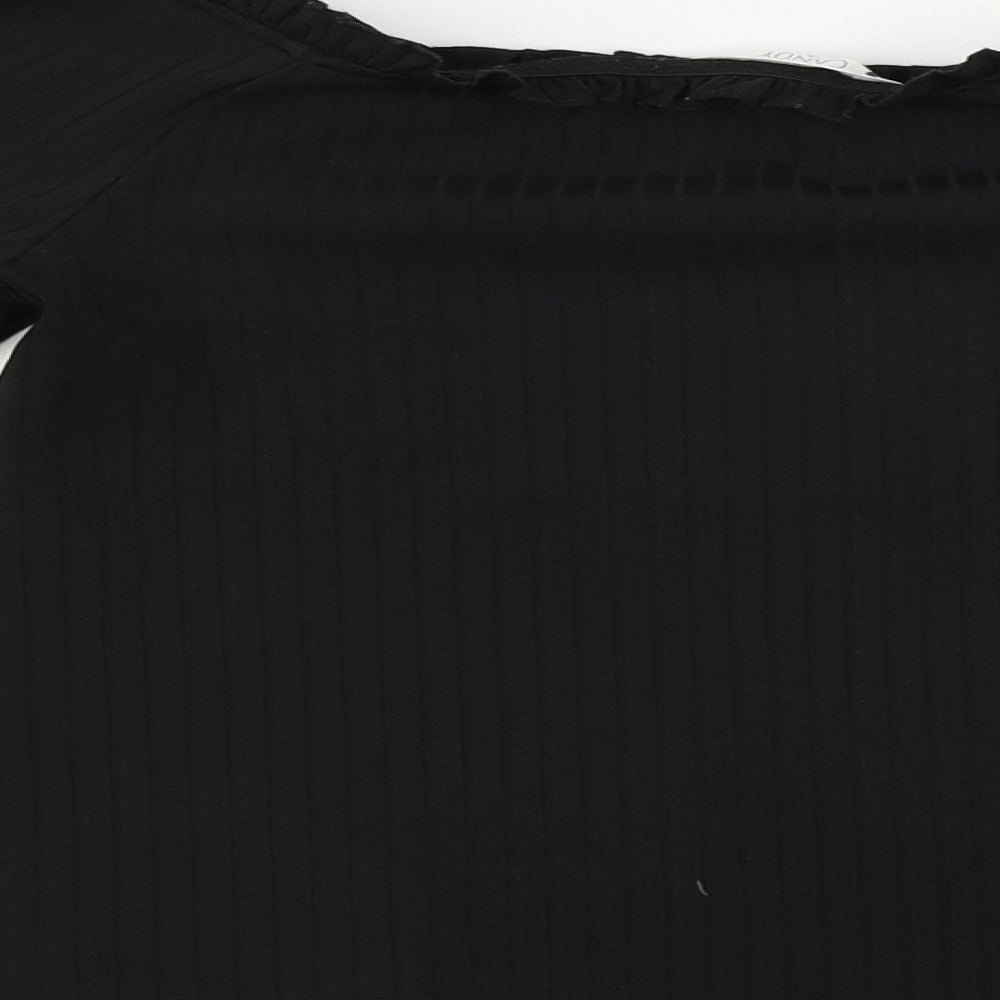 Candy Girls Black   Basic T-Shirt Size 14 Years