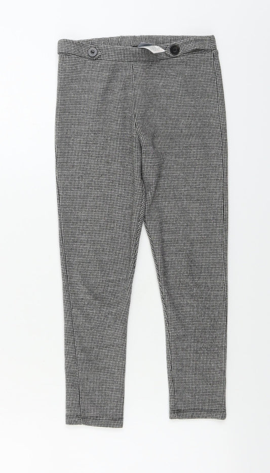 NEXT  Girls Grey Check   Trousers Size 9 Years