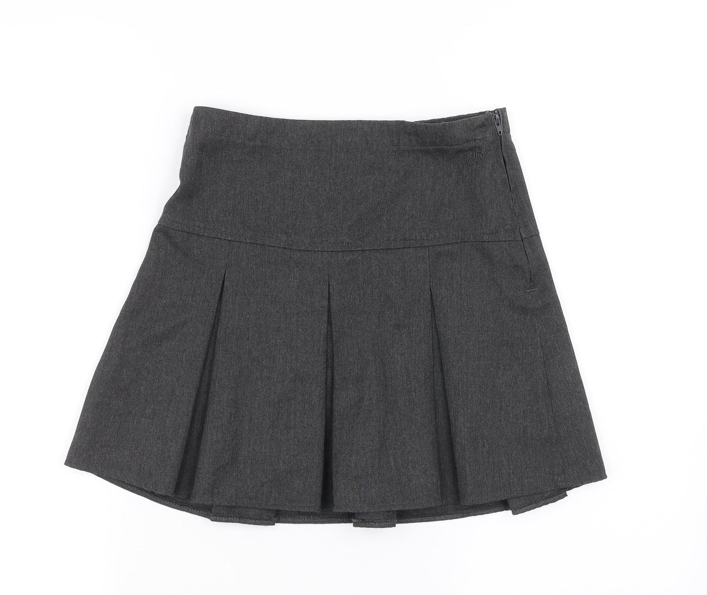 NEXT Girls Grey   Pleated Skirt Size 9 Years