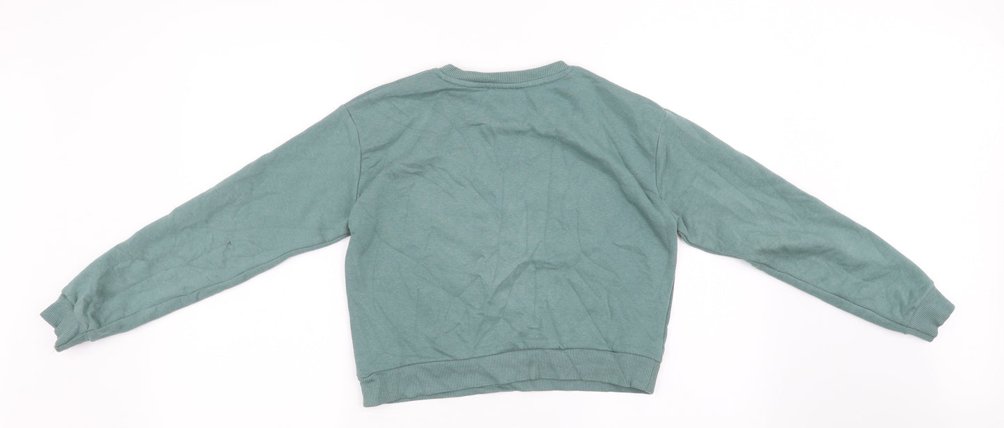New Look Girls Green   Pullover  Size 10-11 Years